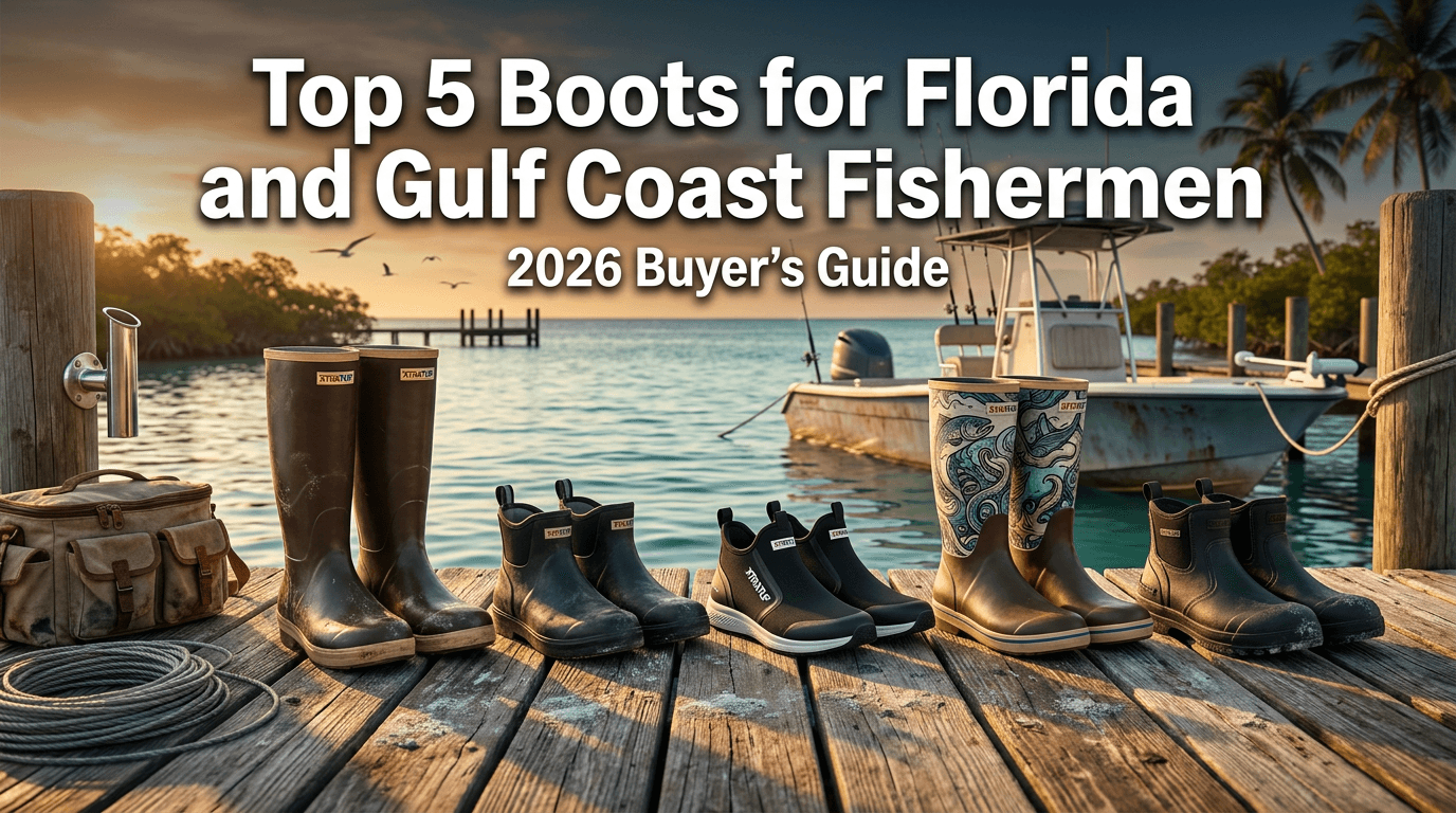 Top 5 Boots for Florida and Gulf Coast Fishermen (2026 Buyer's Guide)