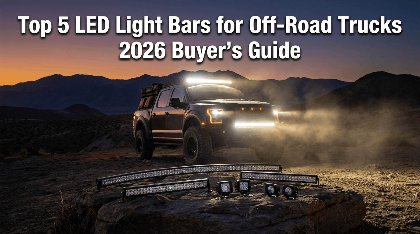 Top 5 LED Light Bars for Off-Road Trucks (2026 Buyer's Guide)