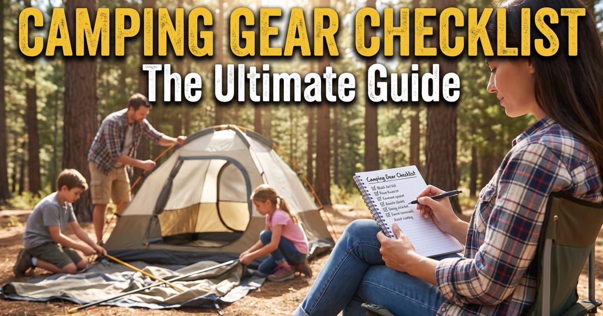 The Buy-Once Camping Gear Checklist: 43 Premium Picks + Free Printable PDF
