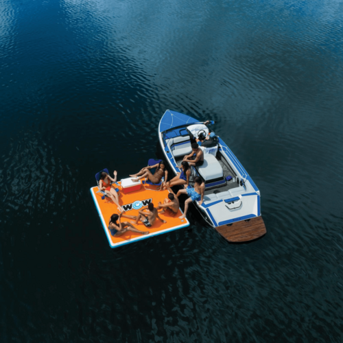 WOW Watersports Drop Stitch Vacation Station Dock w Deckpad - Image 3