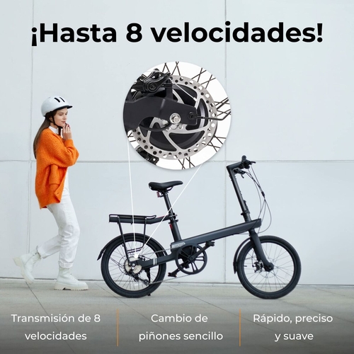 Electric Bike Xiaomi QiCycle C2 20" 250W Black - Image 15