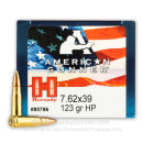7.62x39 - 123 Grain HP Match - Hornady American Gunner - 50 Rounds