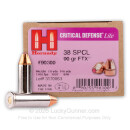 38 Special - 90 Grain FTX - Hornady Critical Defense Lite - 25 Rounds