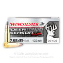 7.62x39 - 123 Grain Extreme Point - Winchester Deer Season XP - 20 Rounds