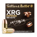 380 Auto - 77 Grain SCHP - Sellier & Bellot XRG Defense - 25 Rounds