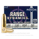 38 Special - 130 Grain FMJ - Fiocchi - 1000 Rounds