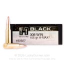 308 - 155 Grain A-MAX - Hornady BLACK - 200 Rounds