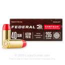 40 S&W - 205 Grain Total Synthetic Jacket - Federal Syntech Action Pistol - 500 Rounds