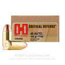45 ACP - 185 Grain FTX JHP - Hornady Critical Defense - 200 Rounds