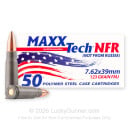 7.62x39 - 123 Grain FMJ - MAXX Tech NFR - 500 Rounds