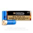 12 Gauge - 2-3/4" 1oz. Hydra-Shok HP Rifled Slug - Federal LE Tactical - 250 Rounds