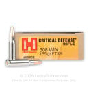 308 Win - 155 Grain FTX - Hornady Critical Defense - 200 rounds