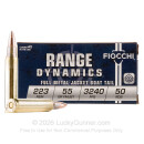 223 Rem - 55 Grain FMJBT - Fiocchi - 1000 Rounds
