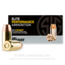 45 ACP - 185 Grain JHP - Sig Sauer Elite Performance - 50 Rounds