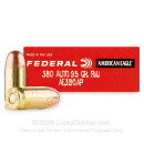 380 Auto - 95 Grain FMJ - Federal American Eagle- 50 Rounds