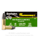 22 LR - 40 Grain LRN - Remington 22 Thunderbolt - 6300 Rounds