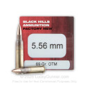 5.56x45 - 69 Grain Open Tip Match - Black Hills - 500 Rounds