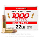 22 LR - 36 Grain CPHP - Winchester USA - 1000 Rounds