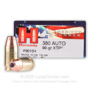 380 Auto - 90 Grain XTP JHP - Hornady American Gunner - 250 Rounds