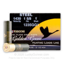 12 Gauge - 3-1/2" 1-5/8 oz. #1 Steel Shot - Fiocchi Golden Goose - 250 Rounds