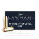 38 Special - +P 158 Grain TMJ - Speer Lawman - 1000 Rounds