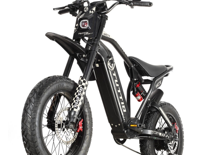 Tuttio ICT Electric Bike With Bike Mirror
