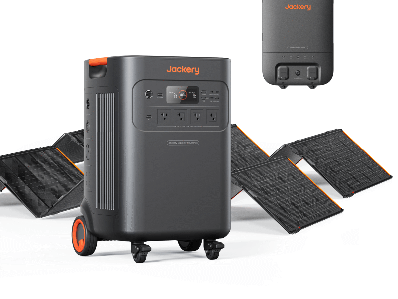 Explorer 5000 Plus + SolarSaga 500 X x 2 + Smart Transfer Switch