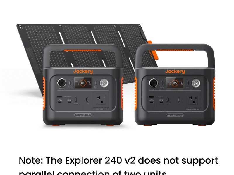 Explorer 240 v2*2 + SolarSaga 40W*1