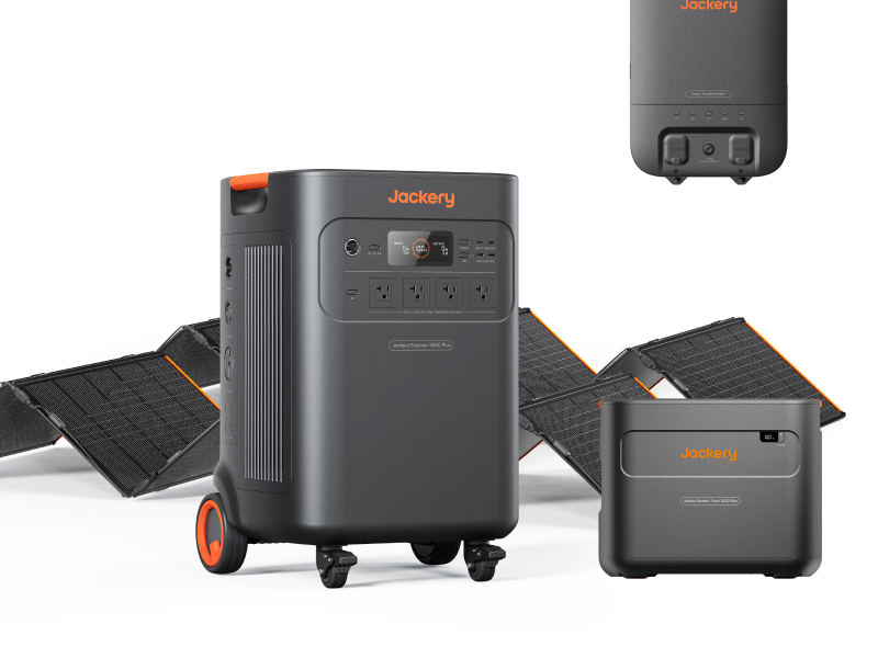 Jackery Explorer 5000 Plus (10kWh) + SolarSaga 500 X x 2 + Smart Transfer Switch