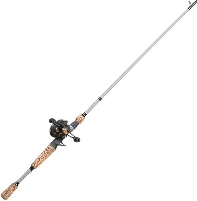 Fishing Pole Pro Baitcast Rod & Reel Fishing Combo for Travel Saltwater Freshwater Fishing