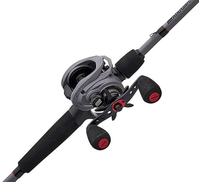 Abu Garcia Zata Low Profile Baitcast Reel and Fishing Rod Combo