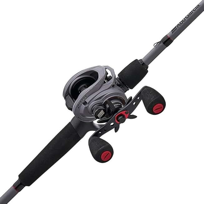 Abu Garcia Zata Low Profile Baitcast Reel and Fishing Rod Combo