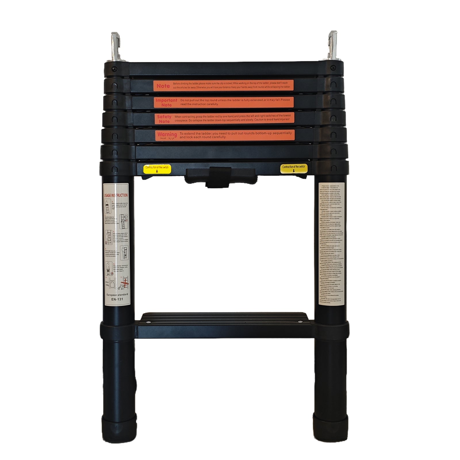 Telescopic Ladder for Rooftop Tent - 7'6.5" / Slanted
