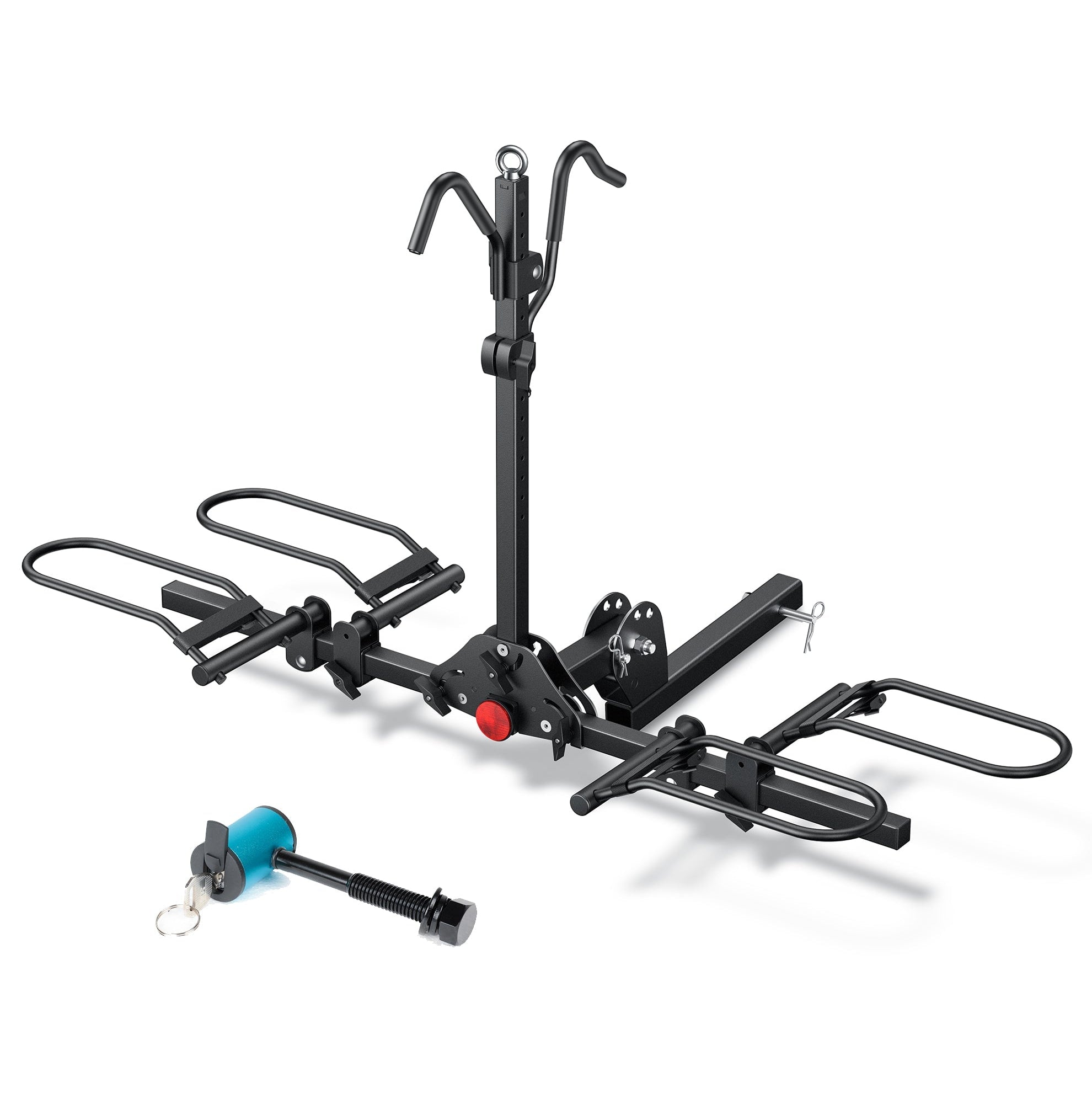 2-Bike Rack, Foldable and Tiltable with Lock - Missouri Warehouse