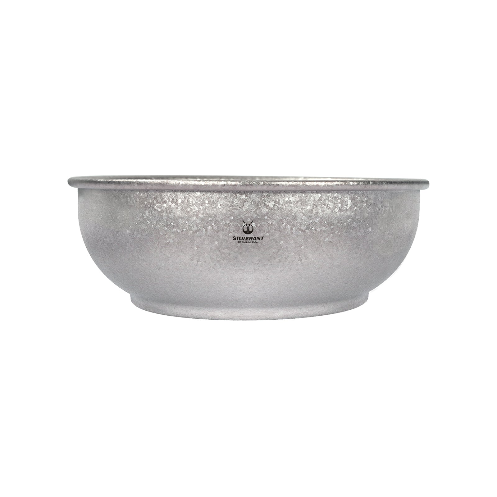 Titanium Camping Bowl - Crystallized Finish - Small - 500ml/16.91 fl oz
