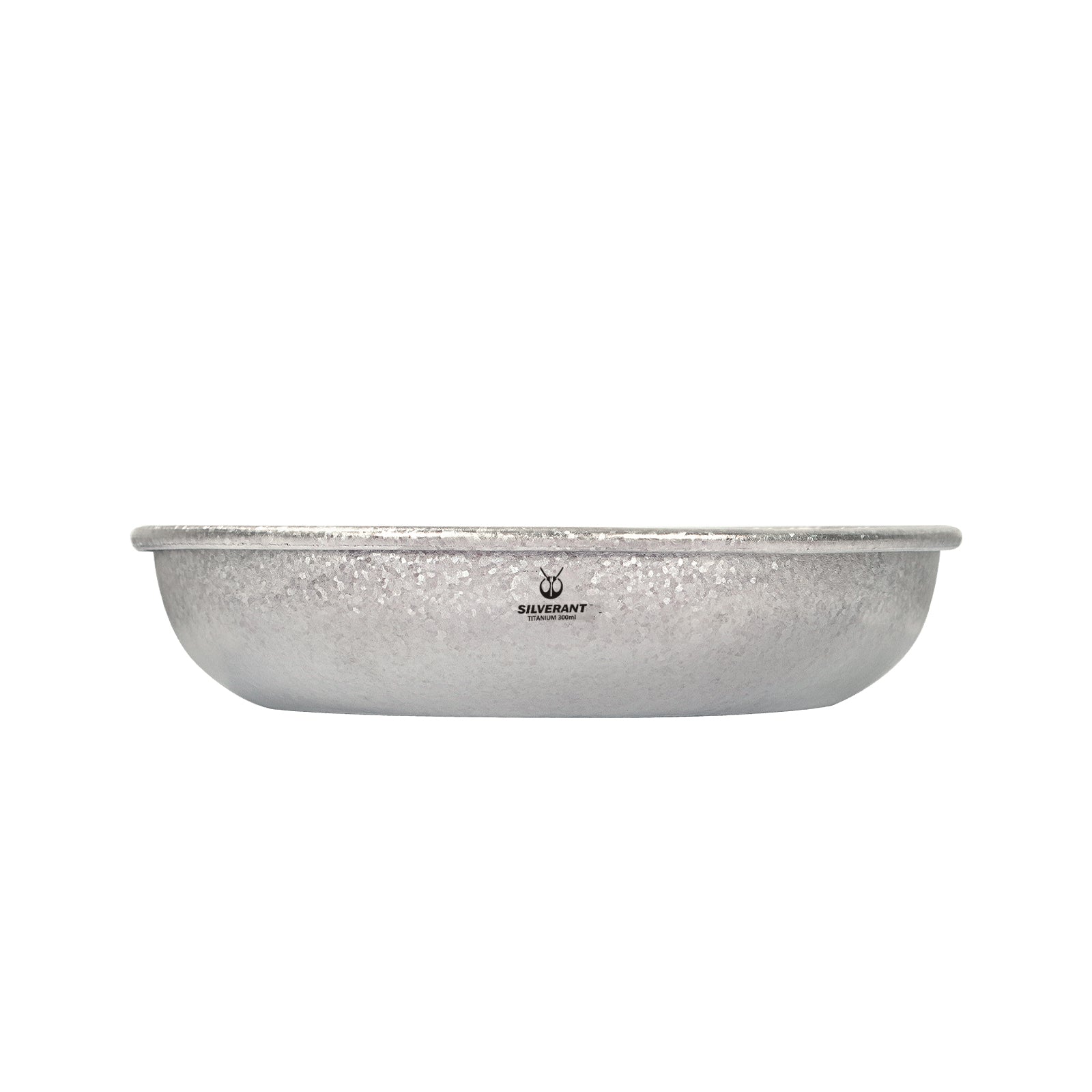 Titanium Camping Plate - Crystallized Finish - Small - 300ml/10.14 fl oz