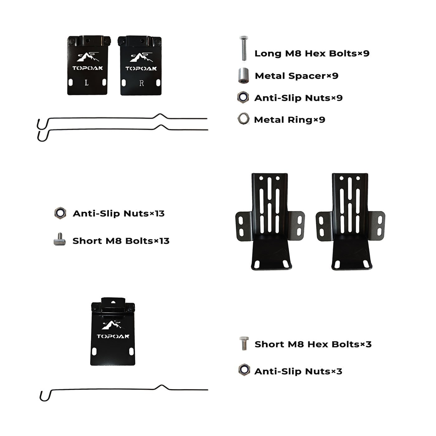 Awning Brackets & Rainfly Support Kit - Galaxy Pro