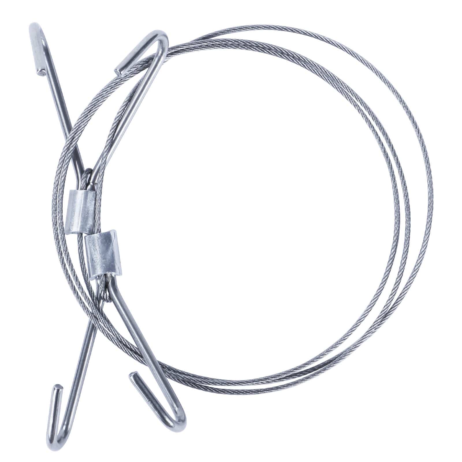 Extra Large 2-Piece Titanium Camping Cookware Set With Hanger - Strong Stainless Steel Hanger - 1020mm/40.16 inches (Single Hanger Only)