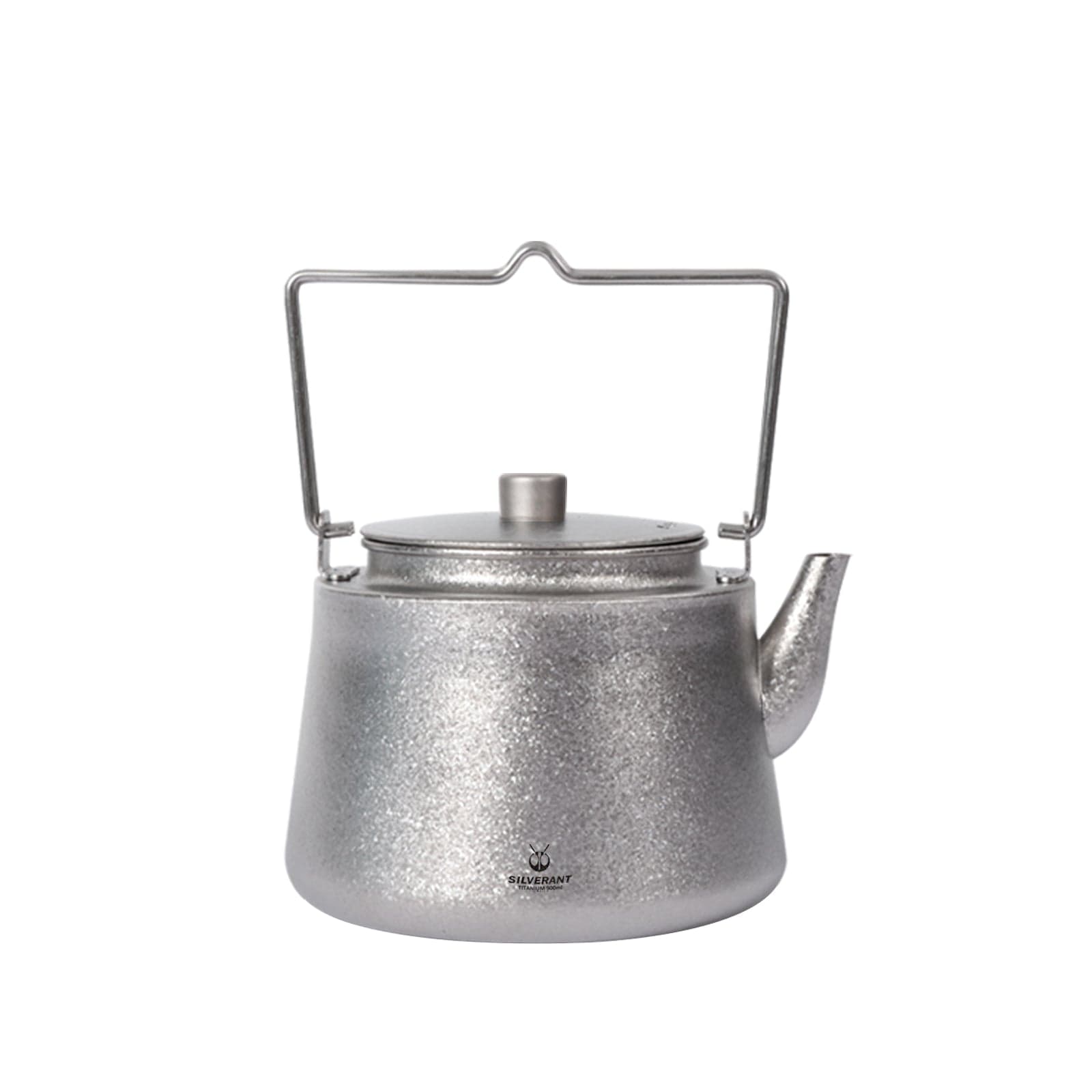 Titanium Bushcraft Kettle - Crystallized Finish - Medium Kettle 900ml/30.43 fl oz