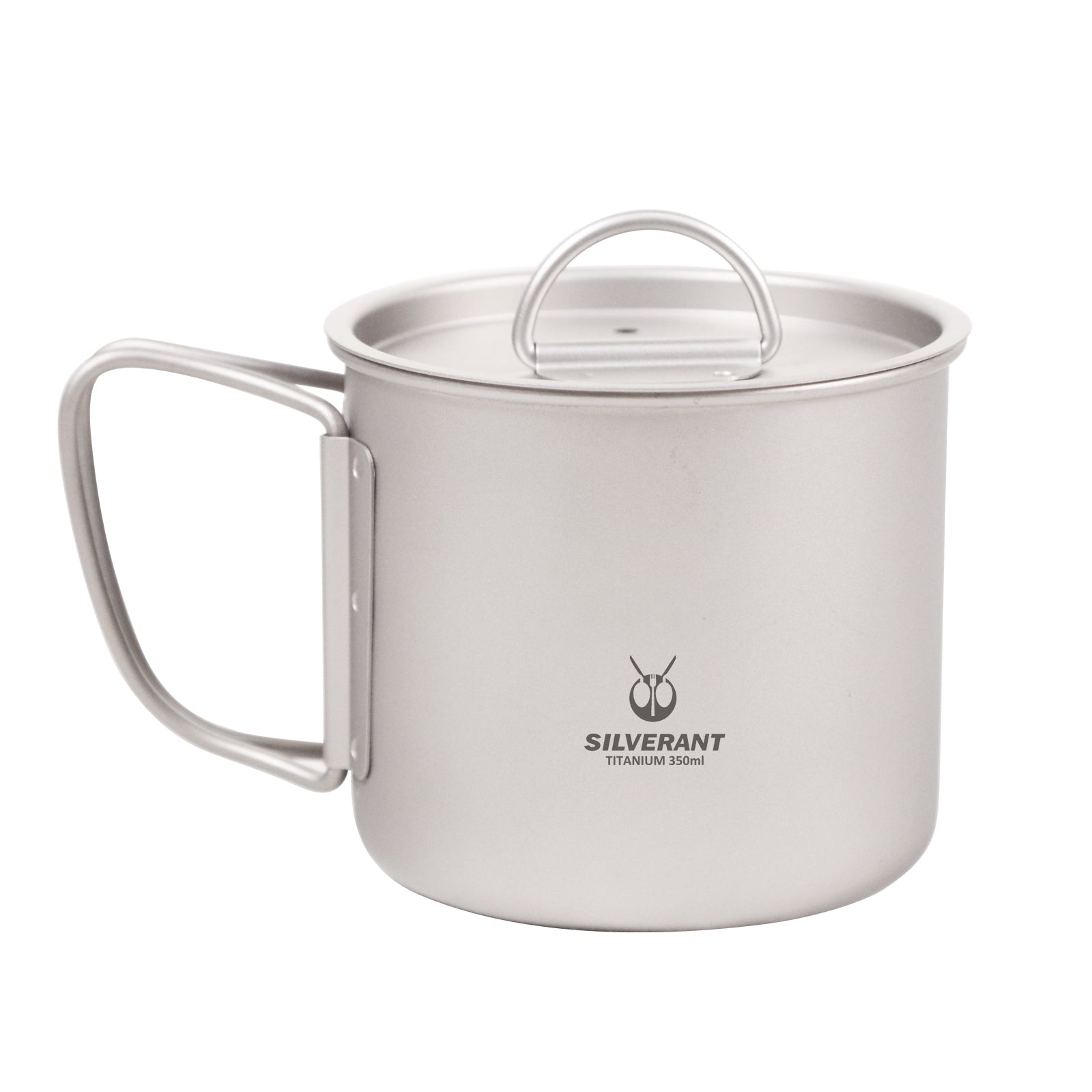 Ultralight Titanium Cup With Lid - 4 Sizes - 350ml/12.3 fl oz