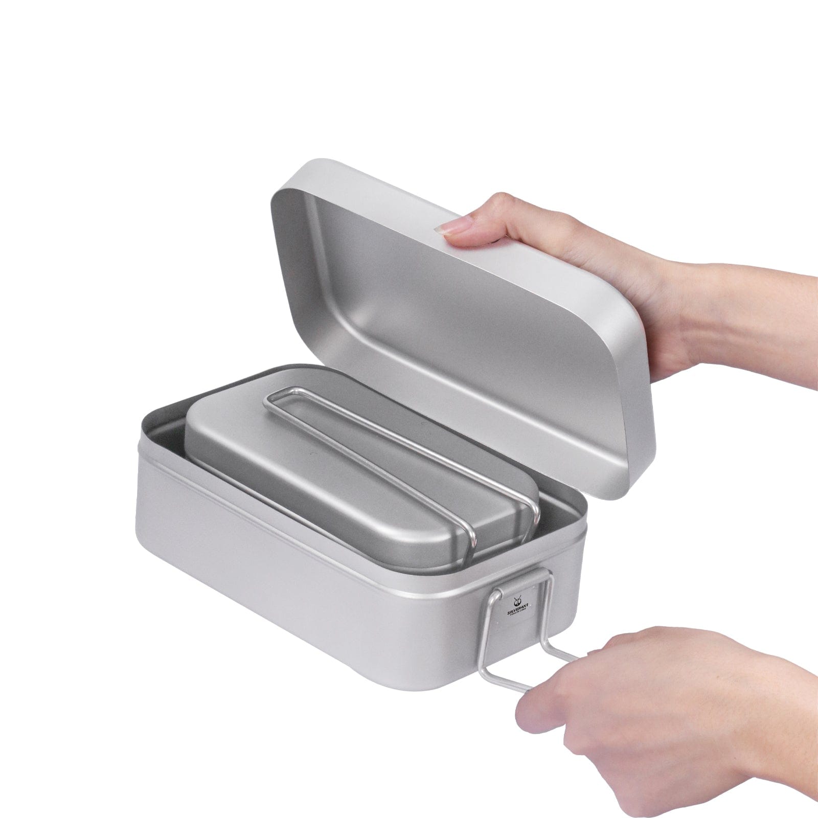 Ultralight Titanium Mess Tins - Pair of Mess Tins