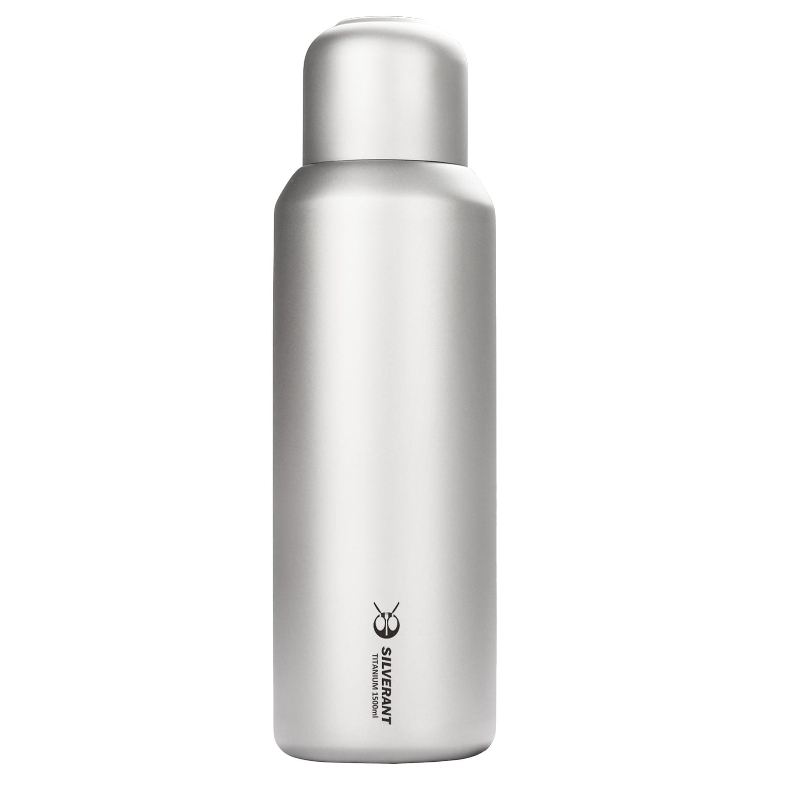 Large Titanium Water Bottle With Titanium Cup - 1500ml/52.8 fl oz