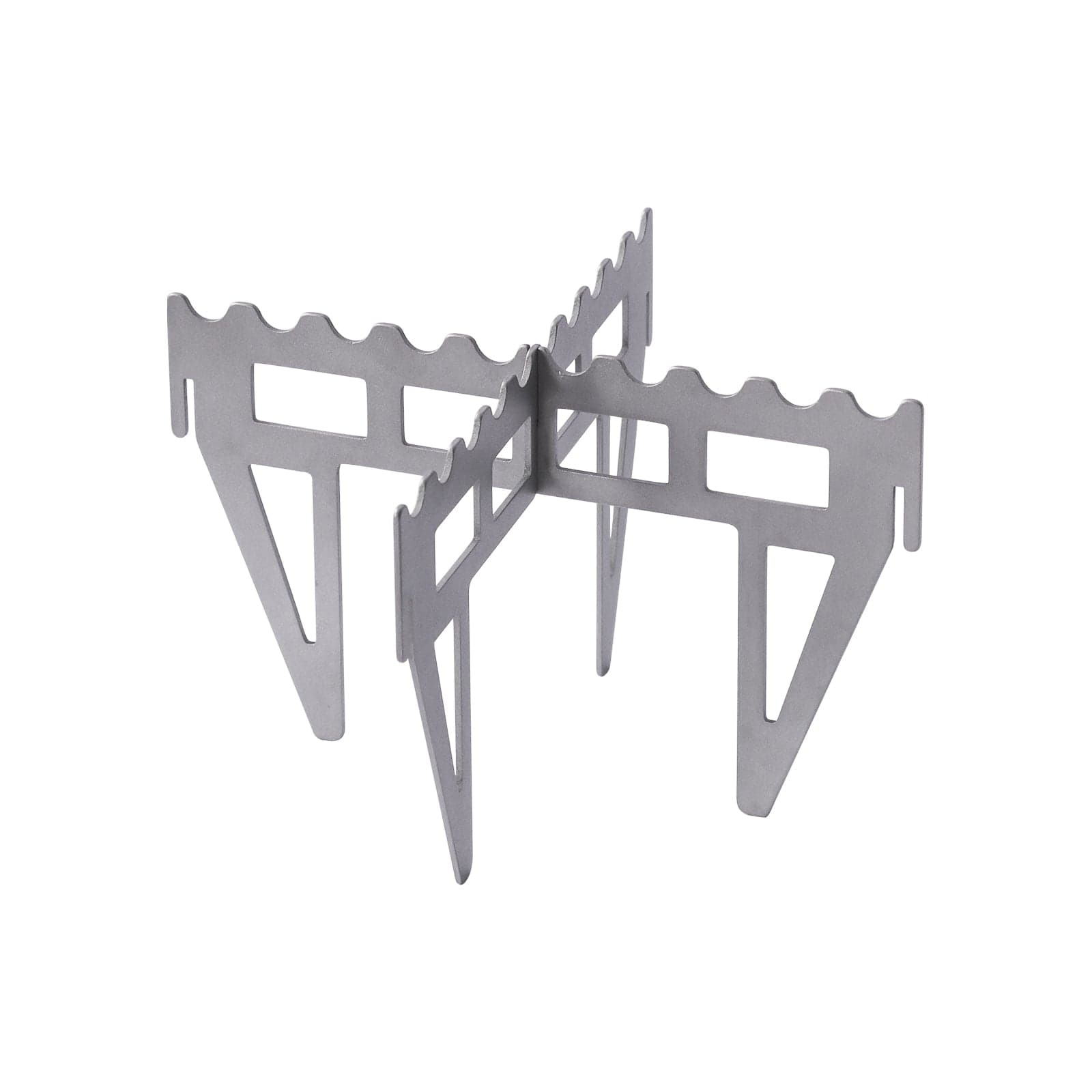 Ultralight Titanium Multi-Fuel Alcohol Stove - Upgraded Titanium Cross Stand (Cross Stand Only)