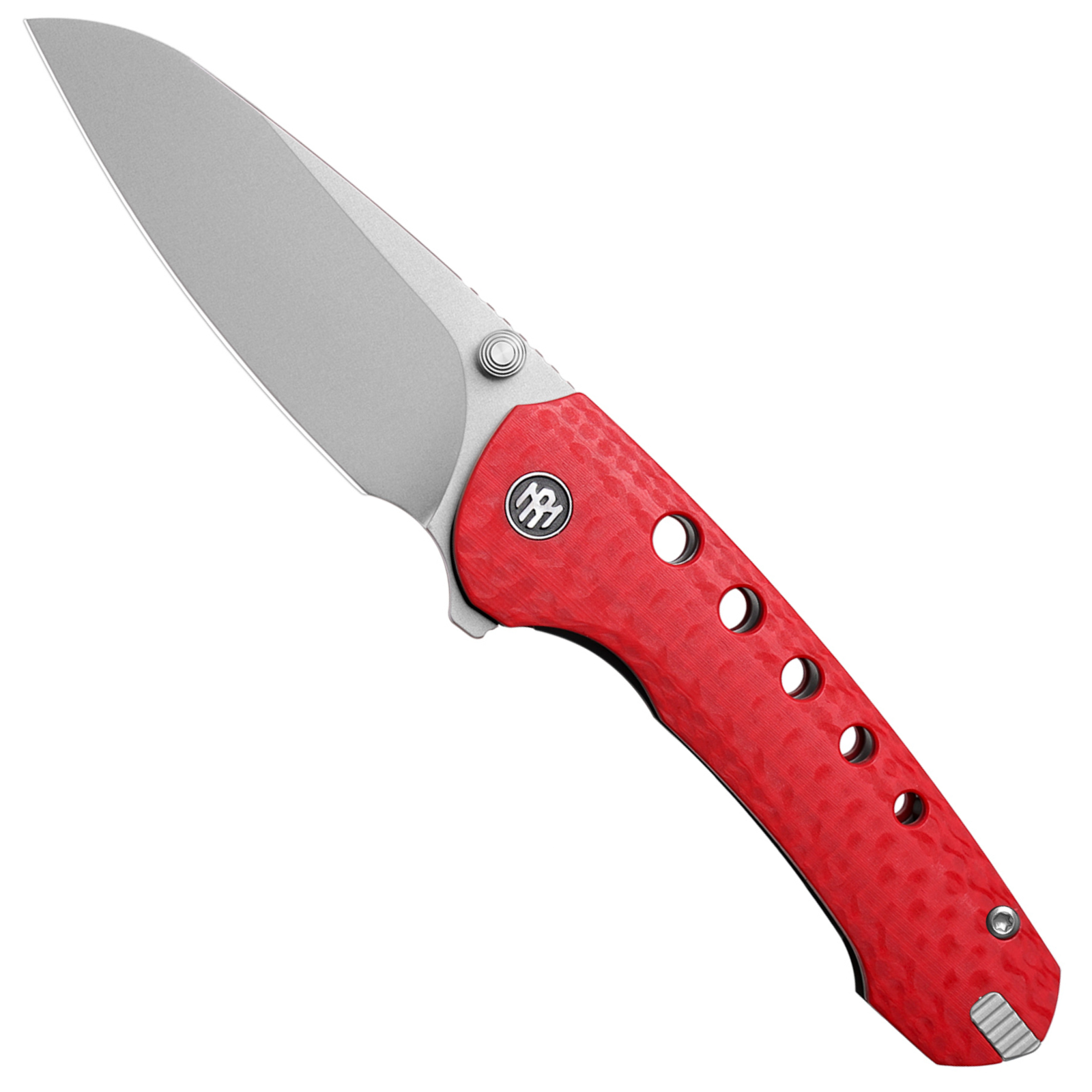 REMETTE RT-BEE-R (14C28N, Sheepsfoot, Sand Blasted, G10, Red) Pocket Knife