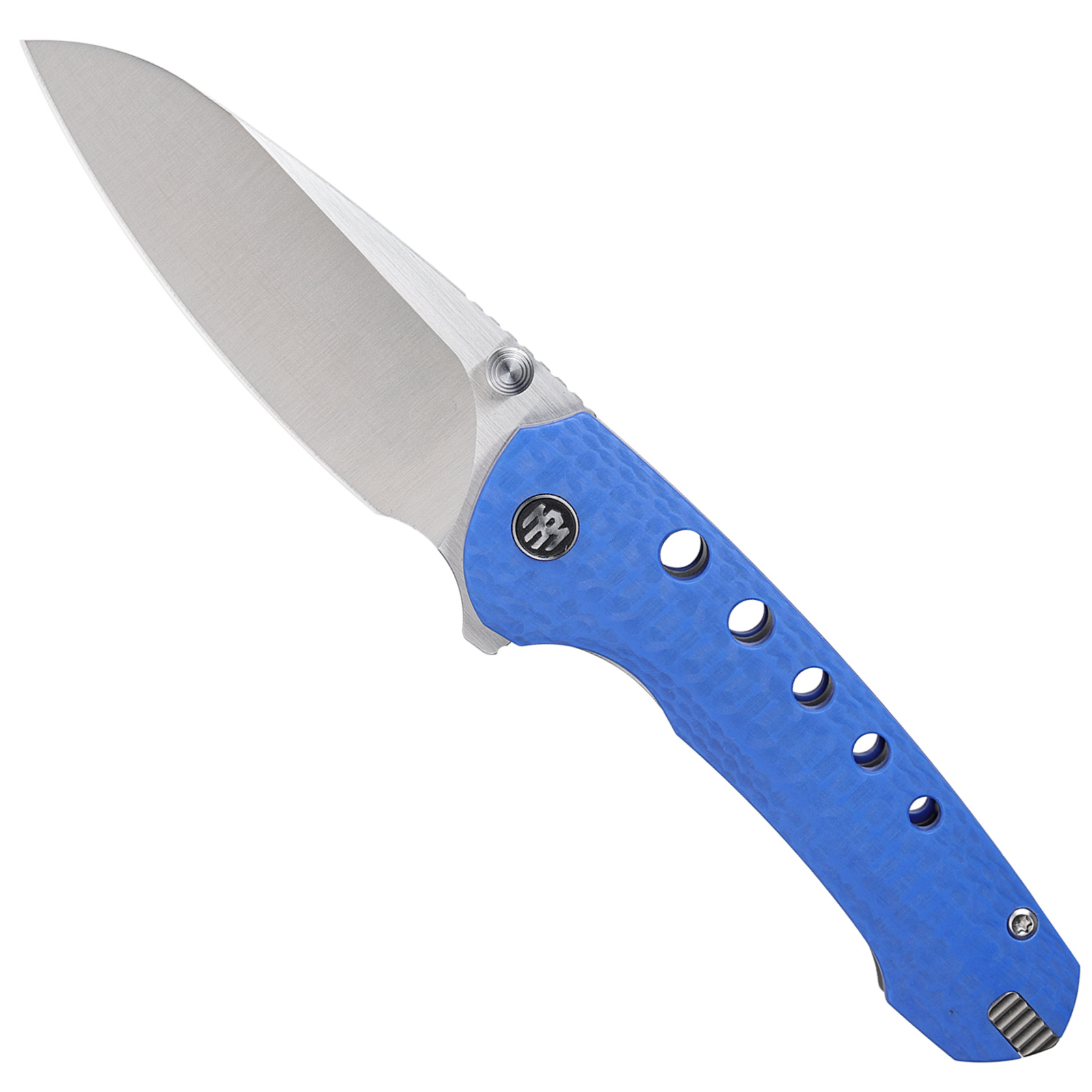 REMETTE RT-BEE-B (14C28N, Sheepsfoot, Satin, G10, Blue) Pocket Knife