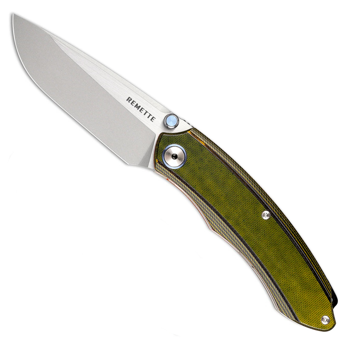 REMETTE GC103 Wild Species (14C28N, Drop Point, G10, Green) Pocket Knife