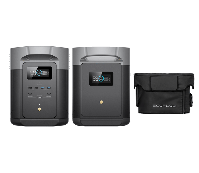EcoFlow DELTA 2 Max + DELTA 2 Max Extra Battery + DELTA 2 Max Bag