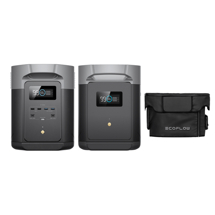 EcoFlow DELTA 2 Max + DELTA 2 Max Extra Battery + DELTA 2 Max Bag