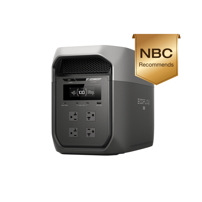 EcoFlow 2 x DELTA 3 Max Series Portable Power Station (2048Wh) - Flash Sale