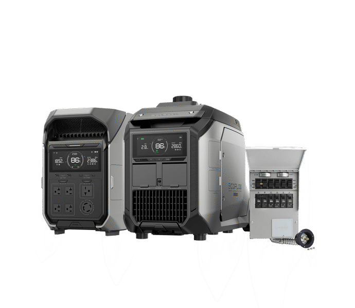 EcoFlow DELTA Pro 3 + Smart Generator 4000 + Transfer Switch
